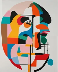Stralende oplossing, 2024 (acryl op canvas)