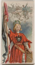 Slag bij Sedan, Duitsland, uit de Holidays-serie N80 voor Duke merk sigaretten, 1890