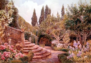 Een mediterrane tuin
