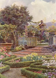 Italiaanse tuinen: De tuindeur, Villa di Caniparola