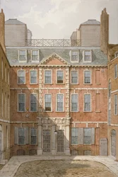 Beaufort Buildings, Strand, Westminster, Londen, ca. 1810
