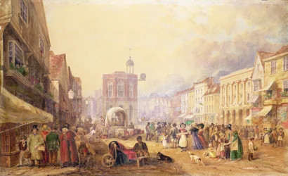 Maidstone High Street vanaf Gabriel