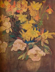 Amber bloemen, 20e eeuw