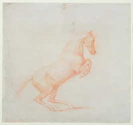 Een steigerend paard, naar rechts gericht, 1790