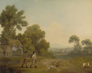 Twee heren gaan schieten