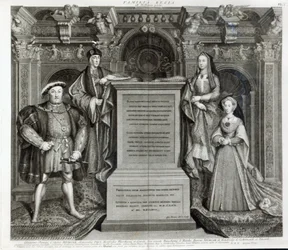 Familia Regia, of De Familie van Hendrik VIII, 1742
