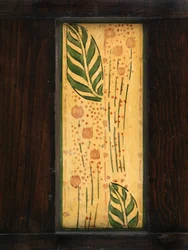 Decoratief wandpaneel (geschilderd eikenhout)