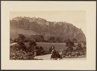 Edinburgh Castle vanuit de West Princes Street Gardens
