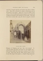 Holyrood Abbey; Interieur