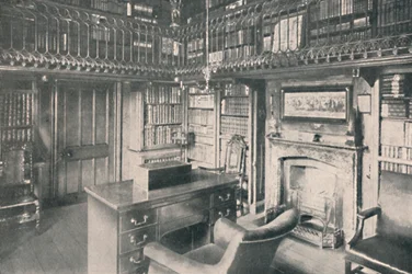 Studie van Sir Walter Scott, Abbotsford, 1904