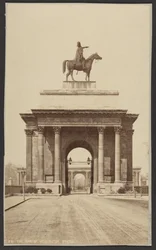 Het standbeeld van de hertog van Wellington