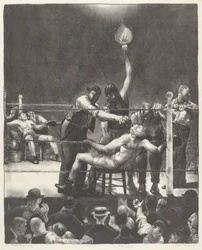 Tussen de rondes, klein, tweede steen