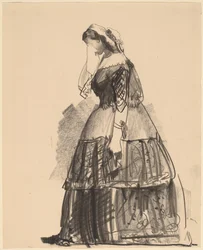 Dame van 1860 - De actrice, 1922