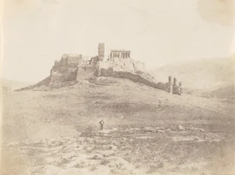 Pnyx en Akropolis, ca. 1848