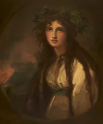 Emma Hart, Lady Hamilton als een Bacchante