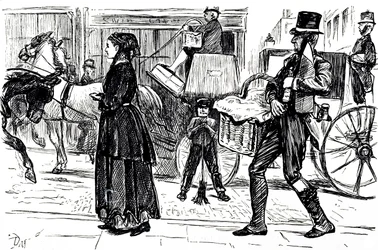 Een cartoon over de vroege dagen van Coöperatieve winkels