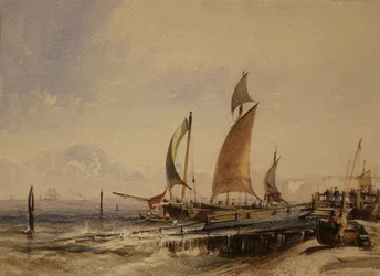 Kustscène, ca. 1830