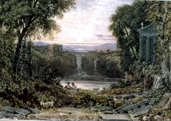Zonsondergang, Tivoli