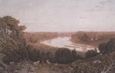 Uitzicht vanaf Richmond Hill, Surrey