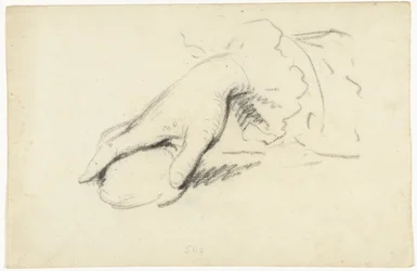 Studie van een hand