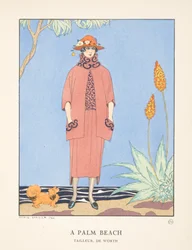 Een Palm Beach, uit een collectie modeplaten