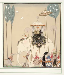 La Belle Missous uit Personages de Comedie, uitgegeven 1922