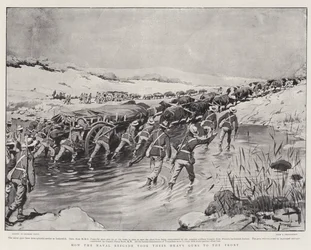 Hoe de Marinebrigade hun Zware Kanonnen naar het Front Brachten