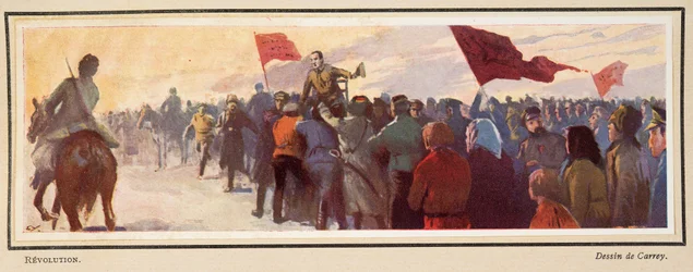 Revolutie, uit Histoire des Soviets, pub. 1922