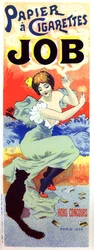 Job sigarettenpapier. Poster door Georges Meunier