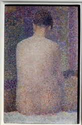 Model, achteraanzicht