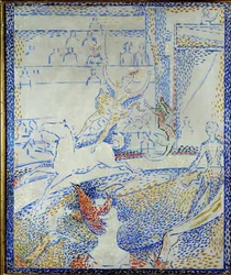Schets voor het circus (schilderij op doek)