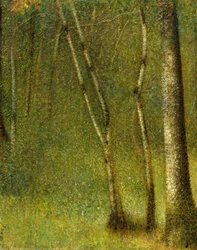 Het bos bij Pontaubert, 1881.