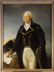 Portret van Francois Christophe Kellermann, Hertog van Valmy, Generaal in Chef van het Armee van Moselle, Schilderij door Georges Rouget