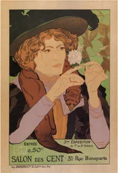 Affiche voor de Salon des Cent, 1894