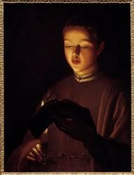 De jonge zangeres. Schilderij van Georges de La Tour (1593-1652)