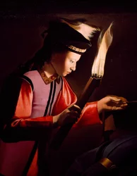Ontdekking van het lichaam van St. Alexis, door Georges de La Tour (1593-1652) (detail)