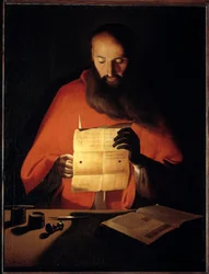 Sint Hiëronymus lezend