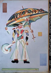 Kostuumontwerp voor de operette Girofle-Giroflia door Ch. Lecocq, 1922