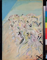 Decorontwerp voor de operette 