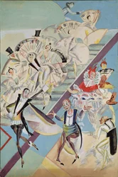 Decorontwerp voor de operette Girofle-Giroflia door Ch. Lecocq, 1922