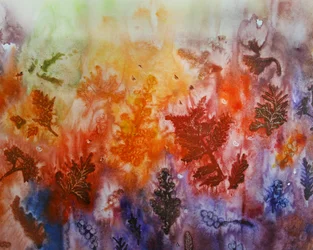 Herfstbladeren-wash