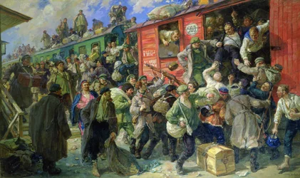Spontane vrijlating van de tsaristische strijdkrachten in 1917