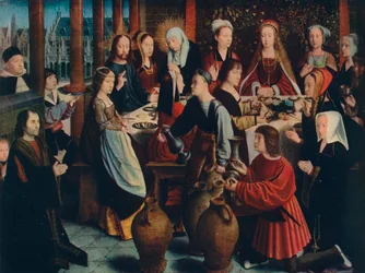 De Bruiloft te Kana, c1500