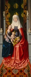 Het Sint-Anna Altaarstuk: Sint-Anna met de Maagd en het Kind (middenpaneel)