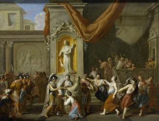 Het huwelijk van Alexander de Grote en Roxane van Bactrië