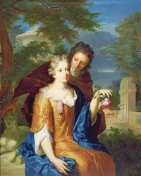 De jonge geliefden
