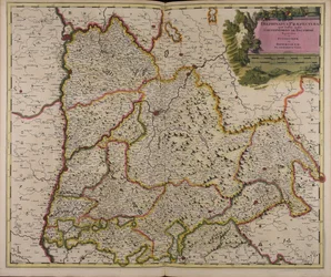 Delphinatus praefectura quae Gallis audit regering van Daufhiné bipartitus in superiorem et inferiorem