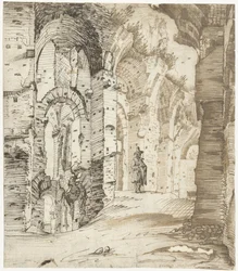 Ruïnes van de paleisfundamenten van Septimius Severus, Rome