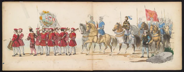 Maskerade van de Leidse studenten, 1855 (plaat 14)
