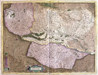 Elzas, noord Frankrijk (gravure)